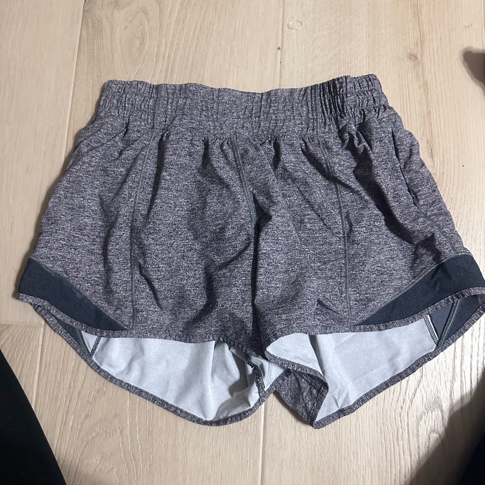 Lululemon Athletica Heathered Gray Athletic Shorts